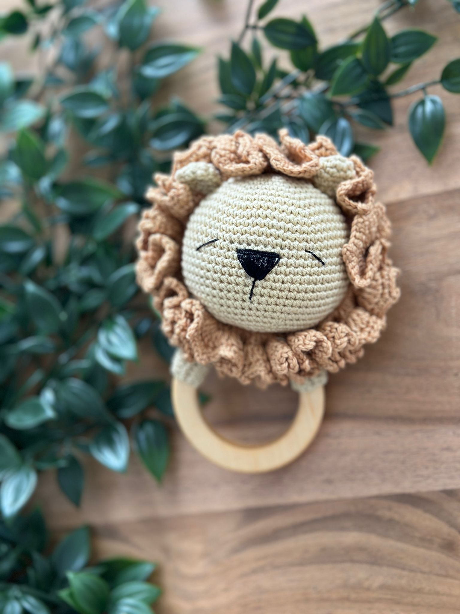 Handmade Crochet Lion Set