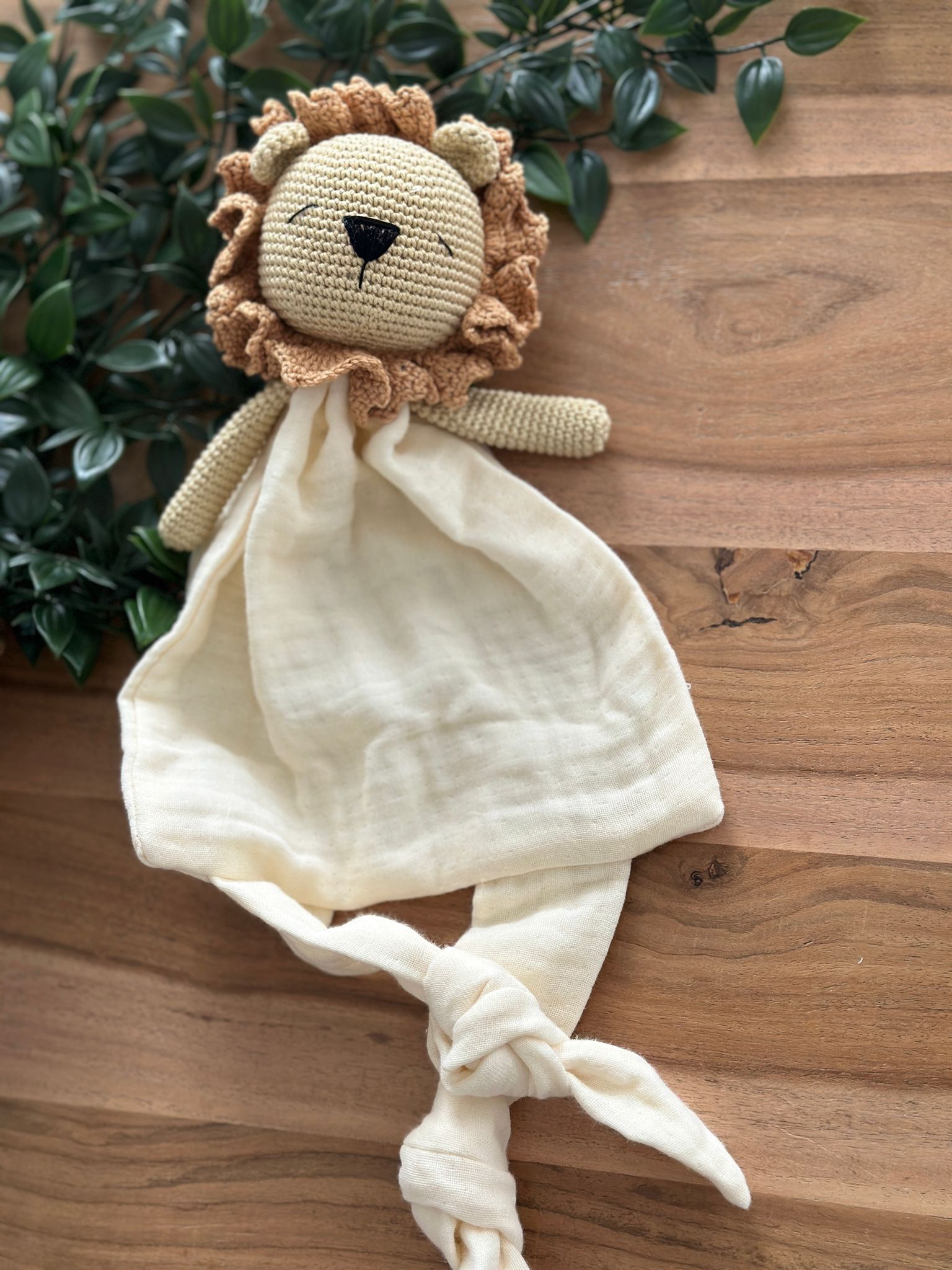 Handmade Crochet Lion Set