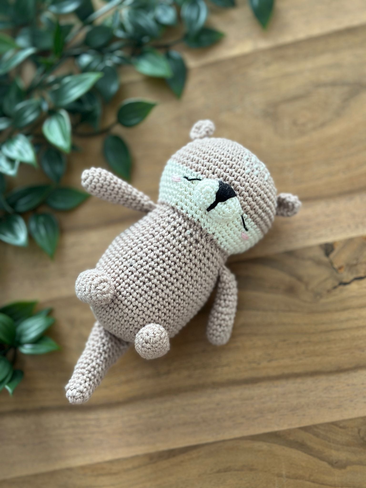 Handmade Crochet Otter Set