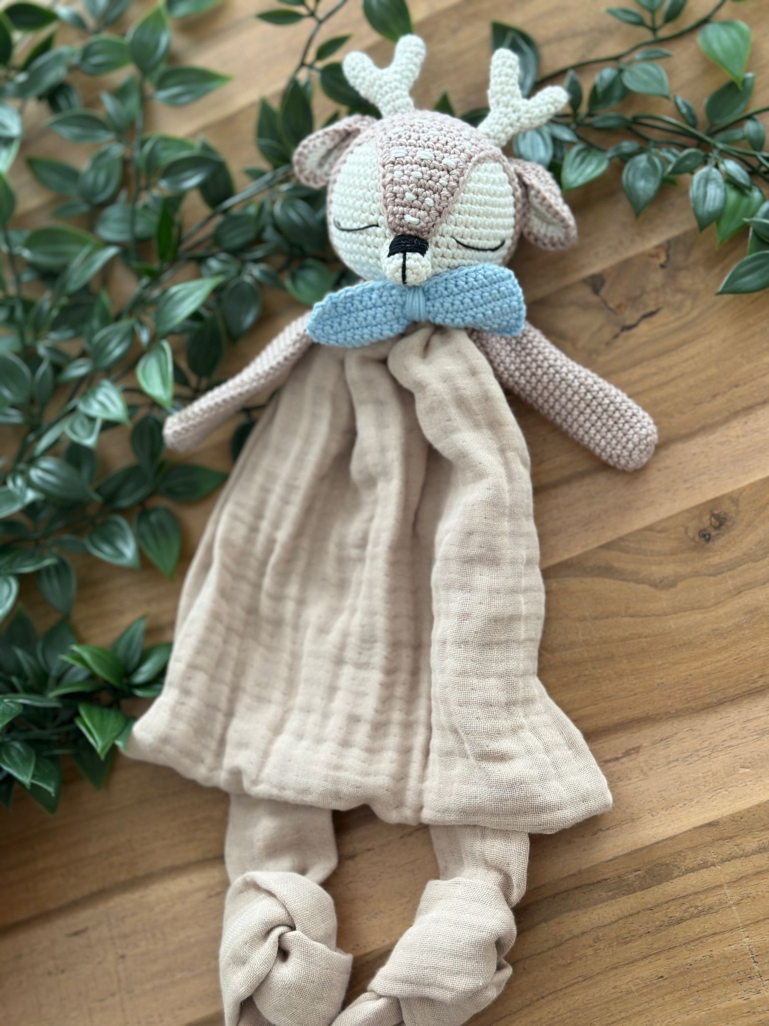 Handmade Crochet Deer Set
