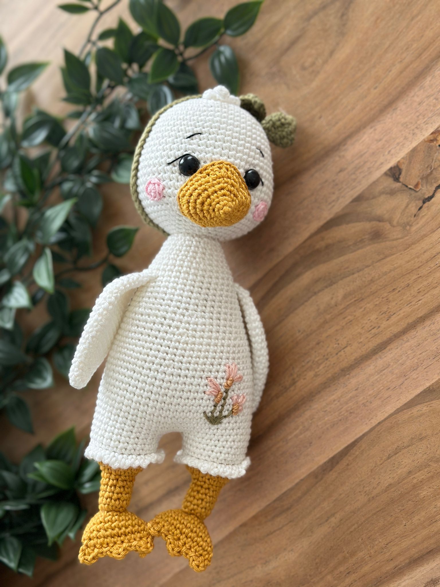 Handmade Crochet Goose Set